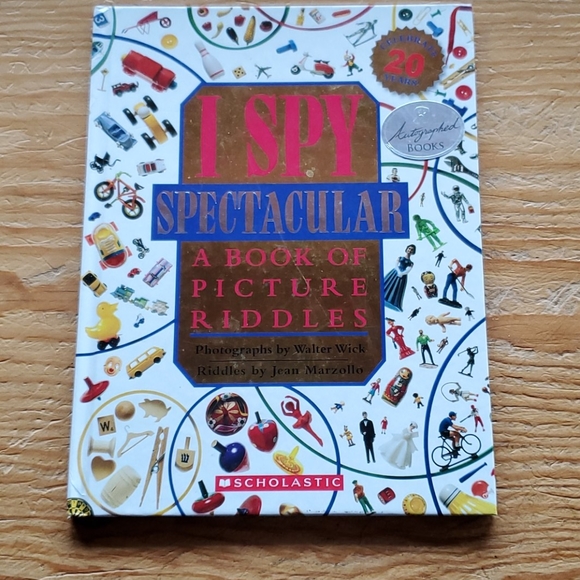 Halloween, Christmas and Autographed I Spy Books - Picture 6 of 16